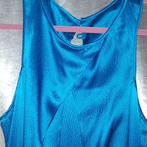 Banana Republic Formal Silk Royal Blue Gown